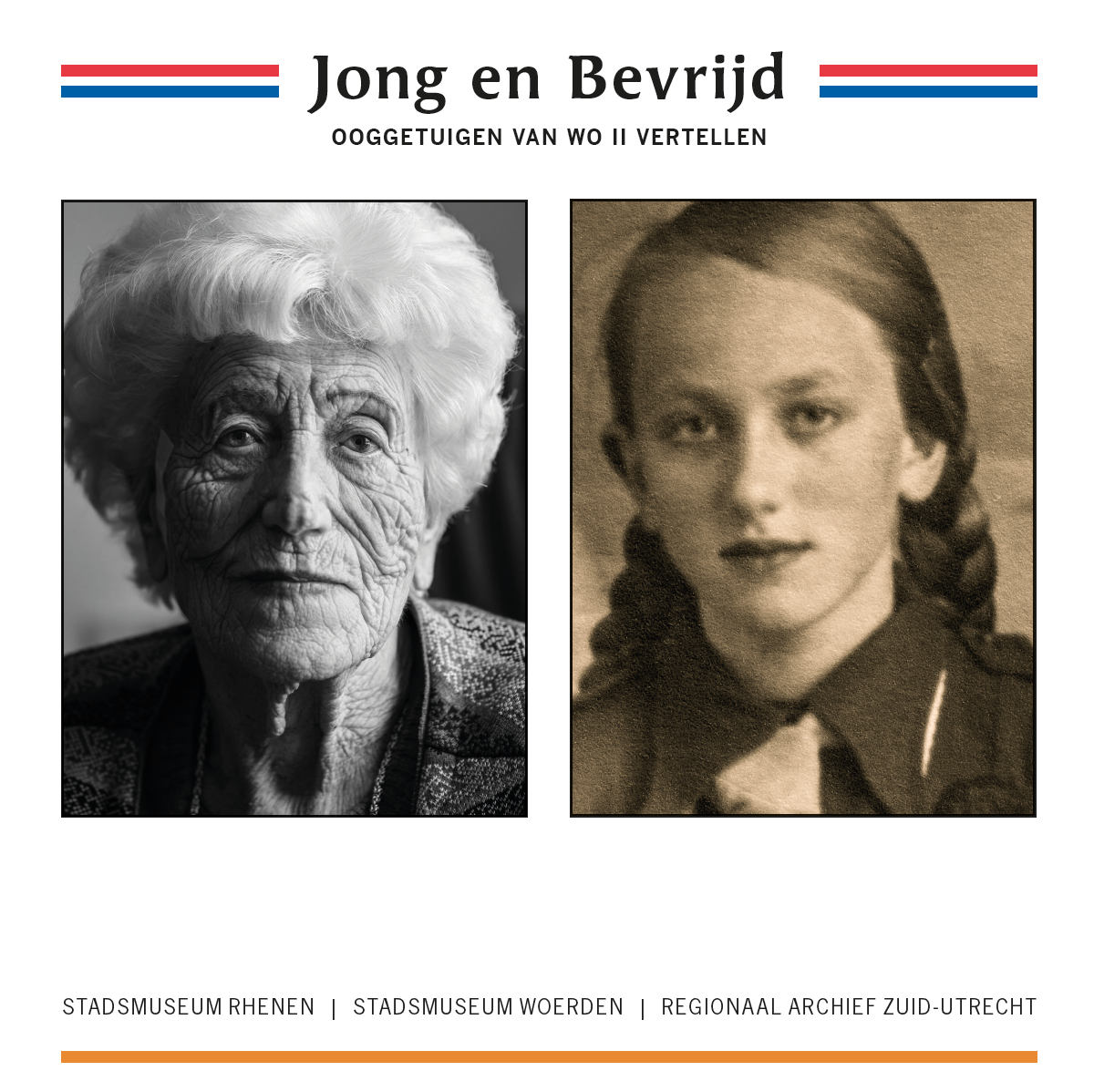Cover van het boek Jong & Bevrijd, ooggetuigen van WO II vertellen