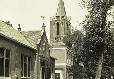 Transformatorhuisje op de Brink, Houten. NL-WbdRAZU. 353, cat.nr. 40047