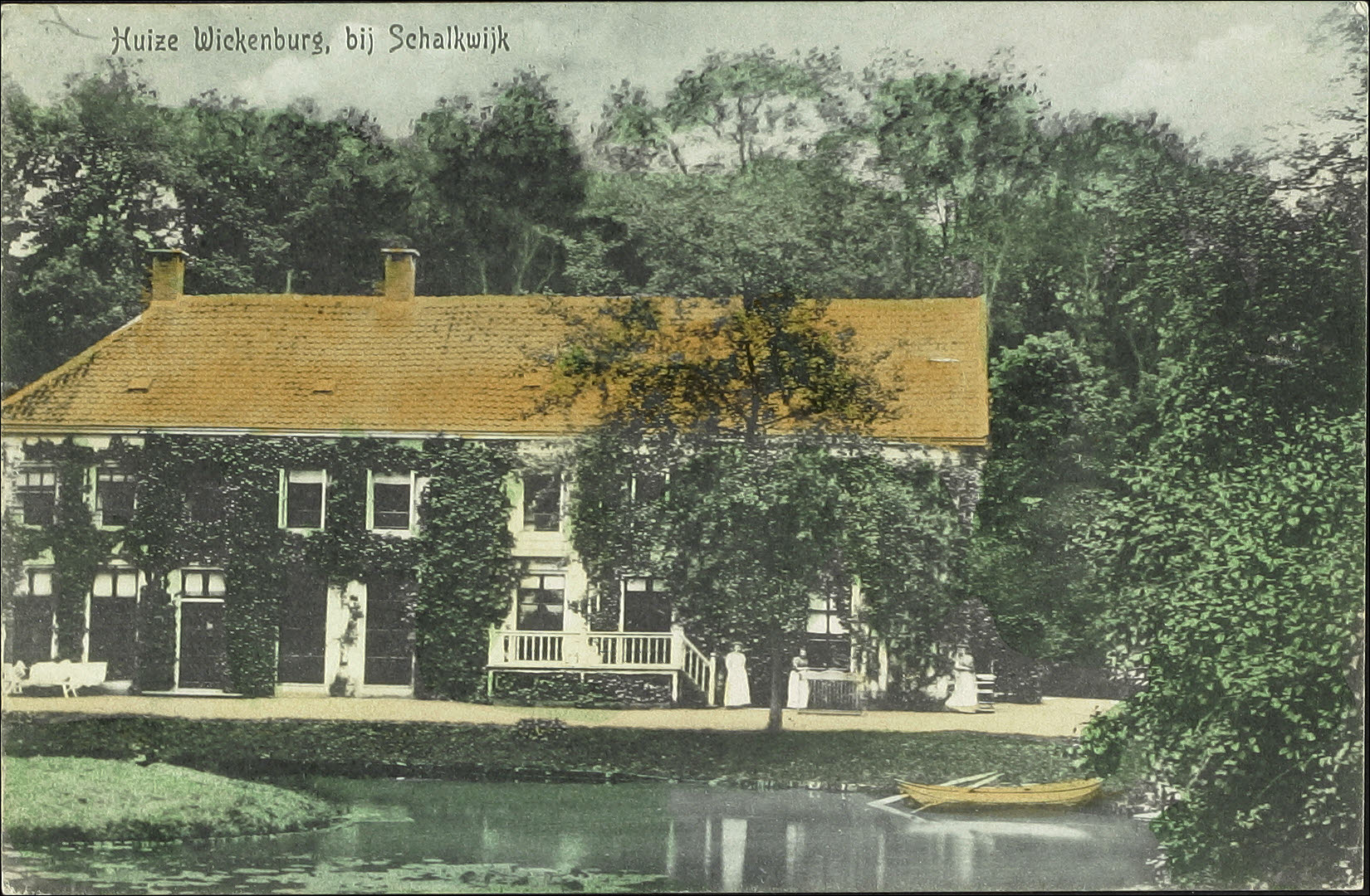 De voorgevel van het landhuis Wickenburgh, 1913. Cat.nr. 40006
