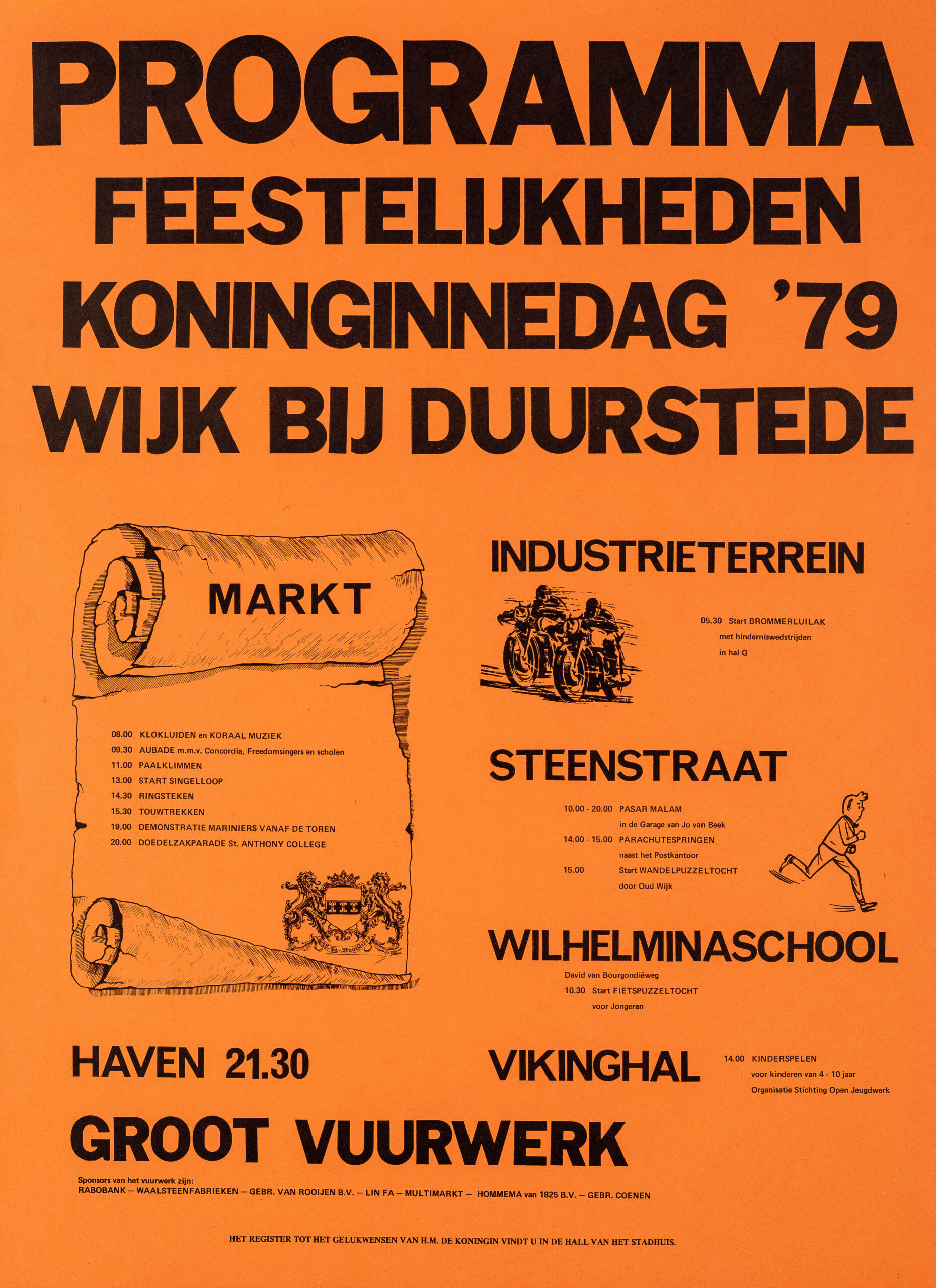 Programma Koninginnedag, Wijk bij Duurstede 1979