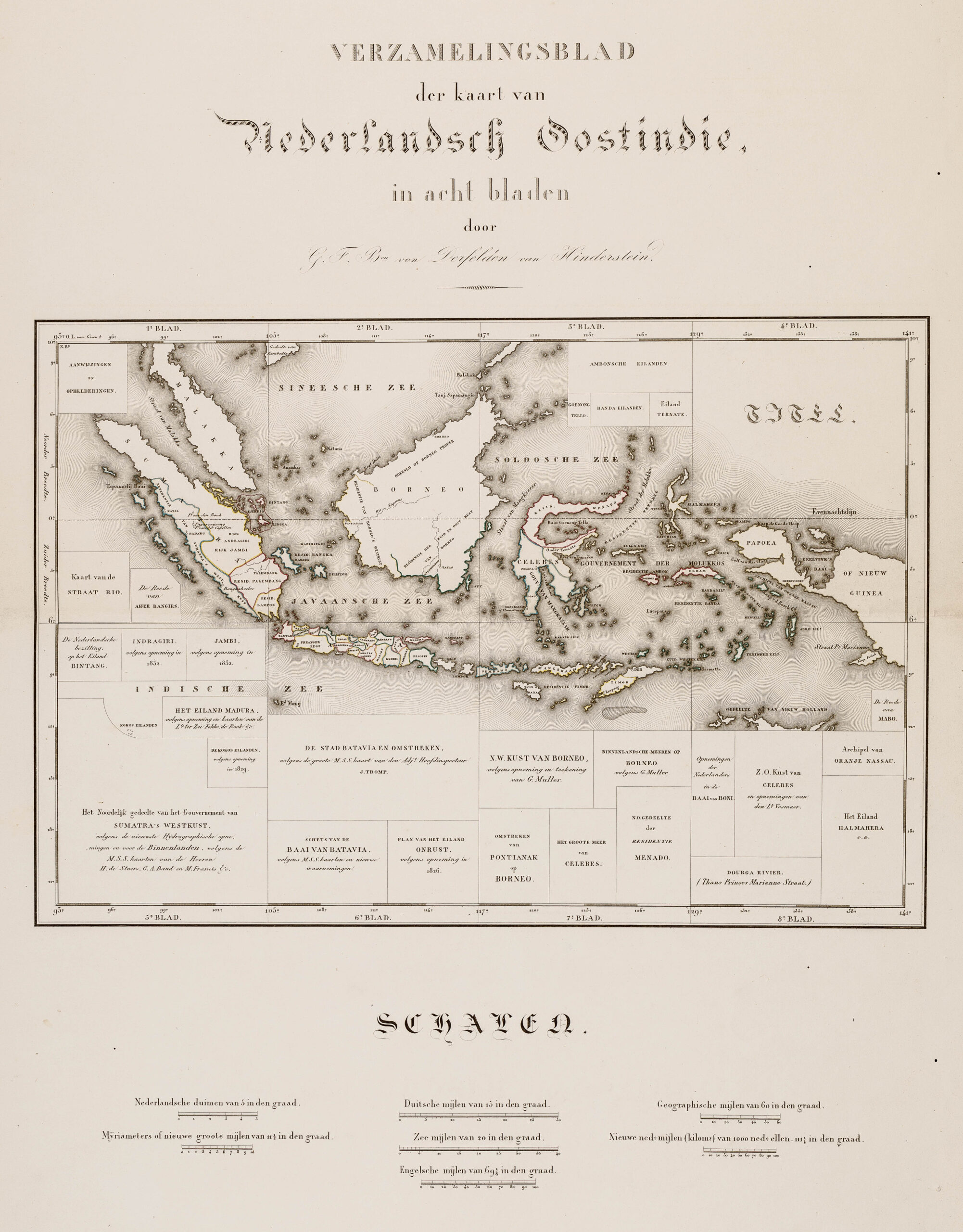 Kaart Nederlandsch Oost-Indië, Topografisch-Historische Atlas Algemeen (400), inv.nr. 15