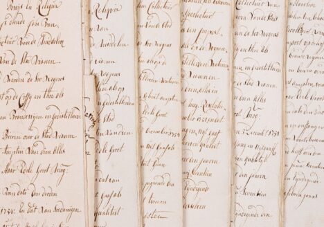Rekeningen van ontvangsten en uitgaven van collecteurs van de impost op koffie en thee, wijn, brandewijn en bier over 1755-1777, archieftoegang 413, inv.nr. 128, fotograaf Winfried Leeman