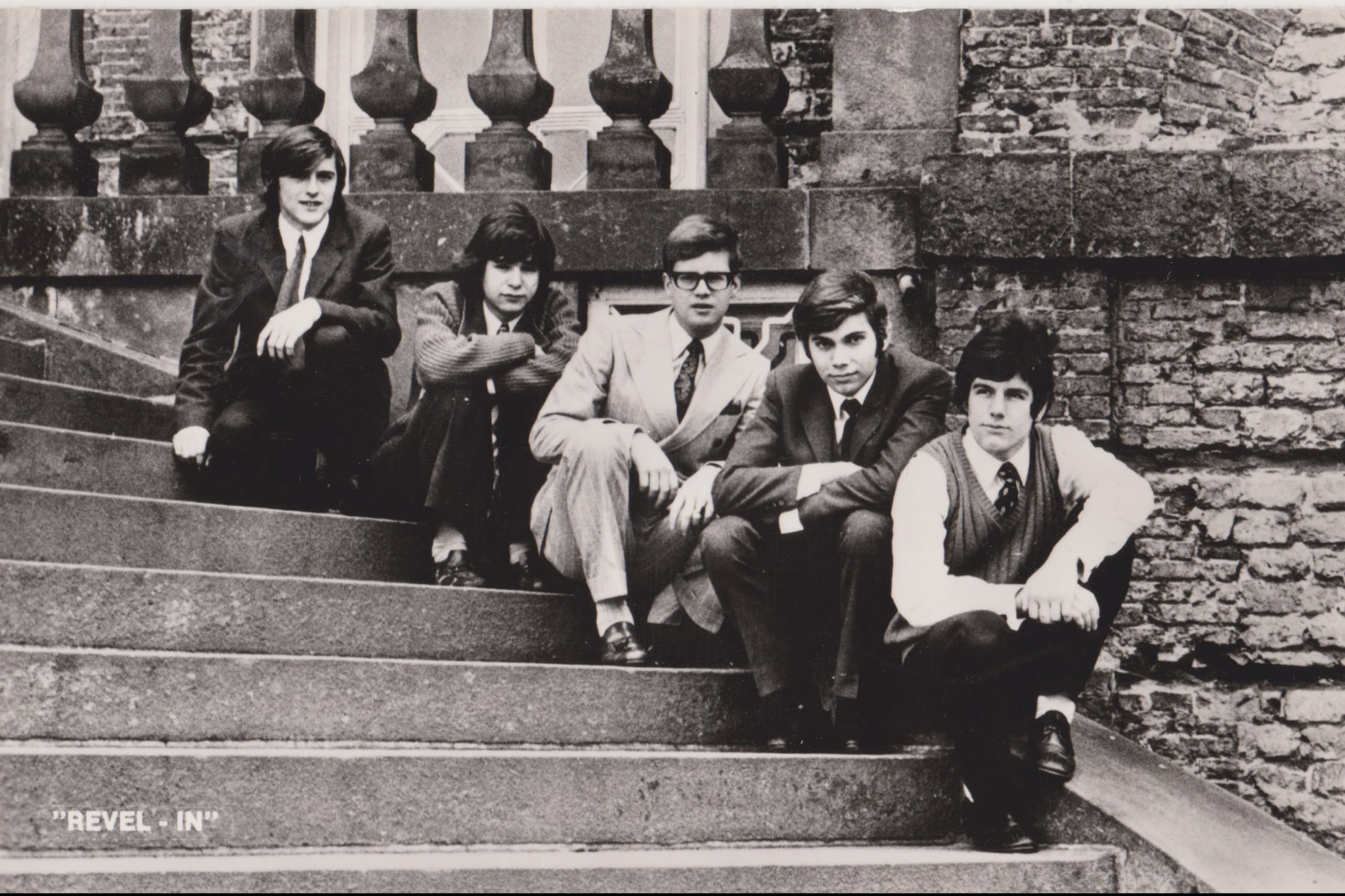 De band 'Revel in' in 1968