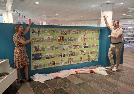 Renée Tiemstra en Jeroen Brouwer onthullen de Wijkse tijdlijn